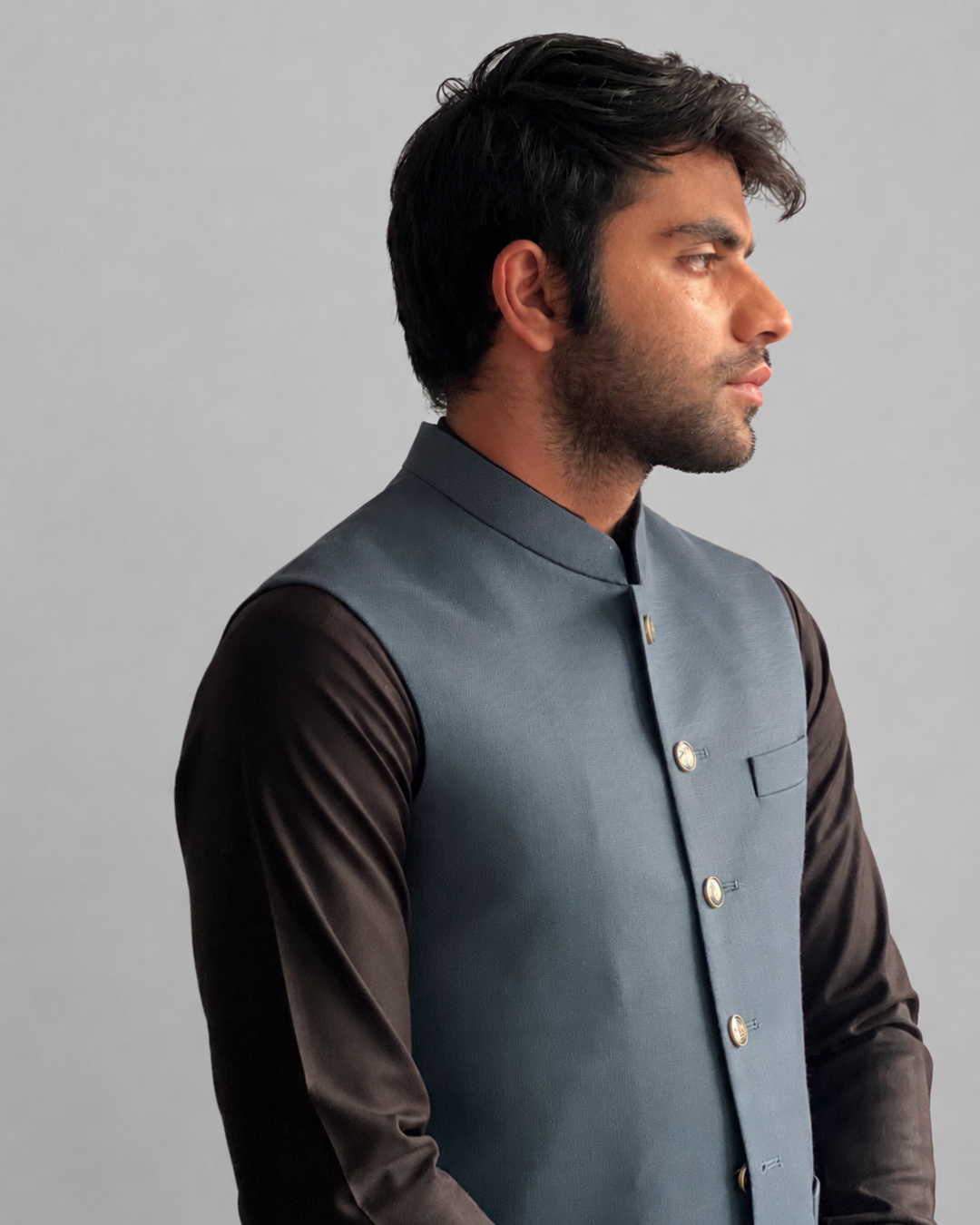 Dawn Blue Waist Coat