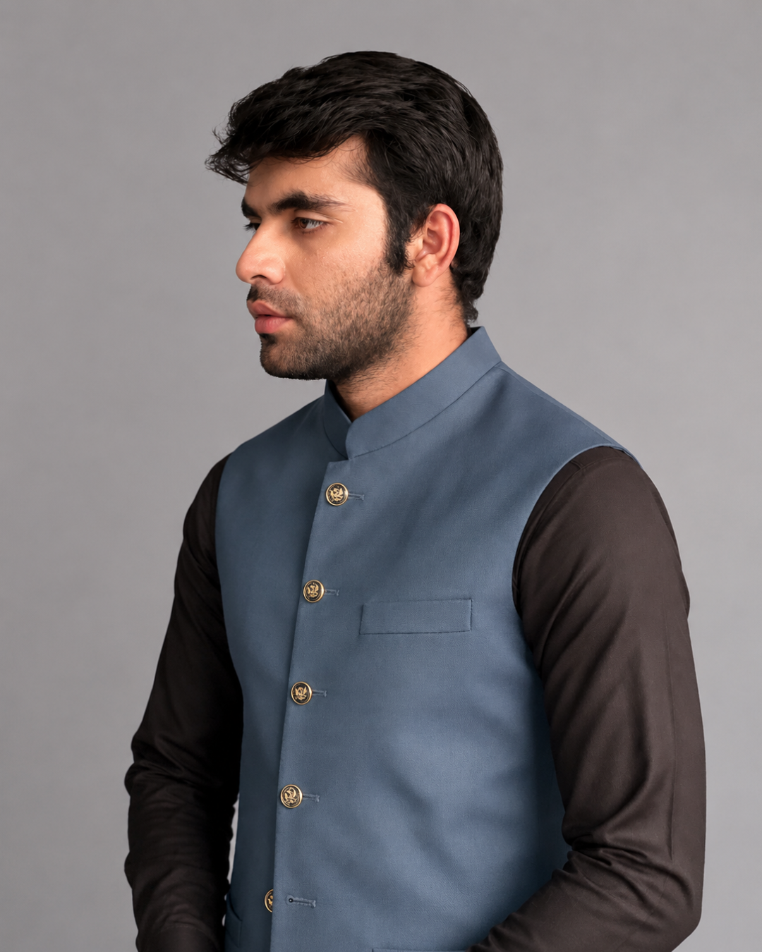 Dawn Blue Waist Coat