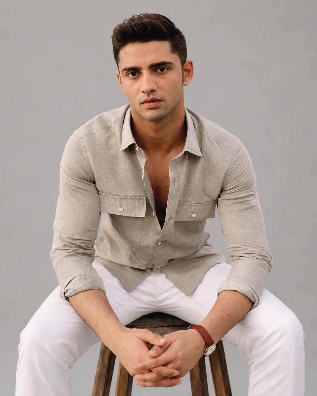 Grove Sage Linen Shirt