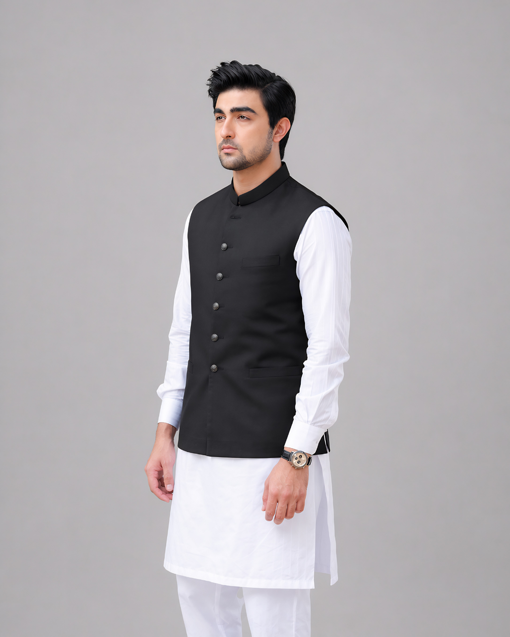 Black Waist Coat