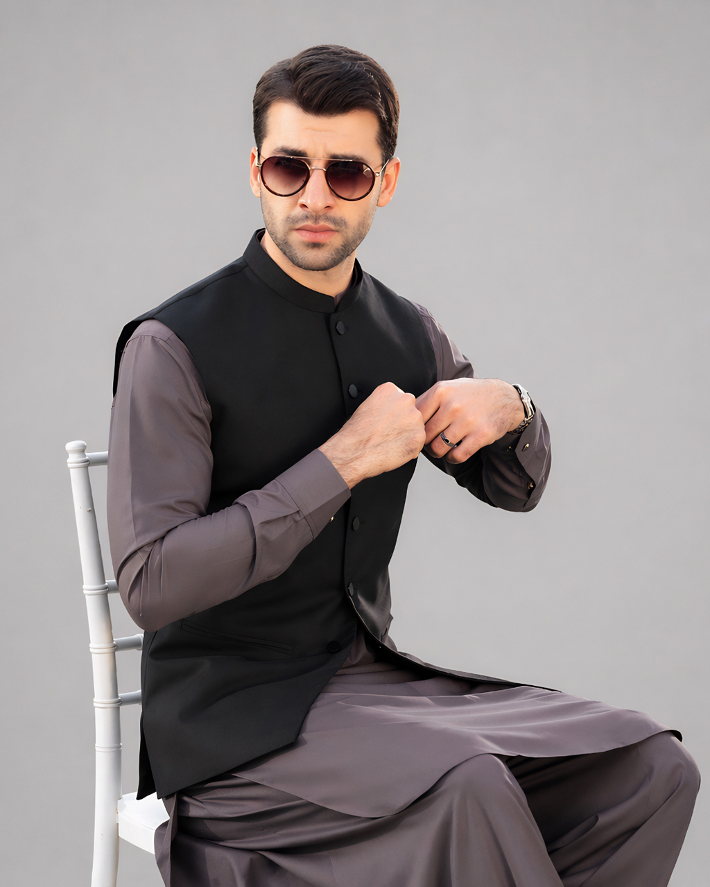 Black Waist Coat