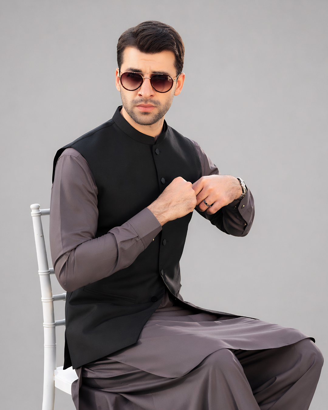 Black Waist Coat