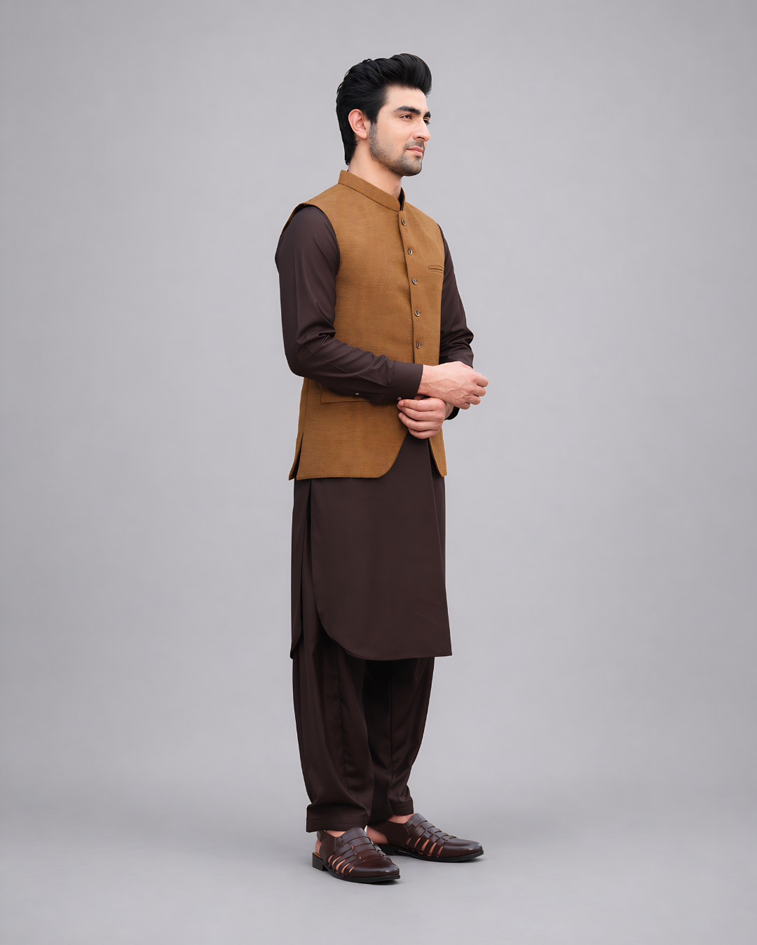 Golden Brown Waist Coat