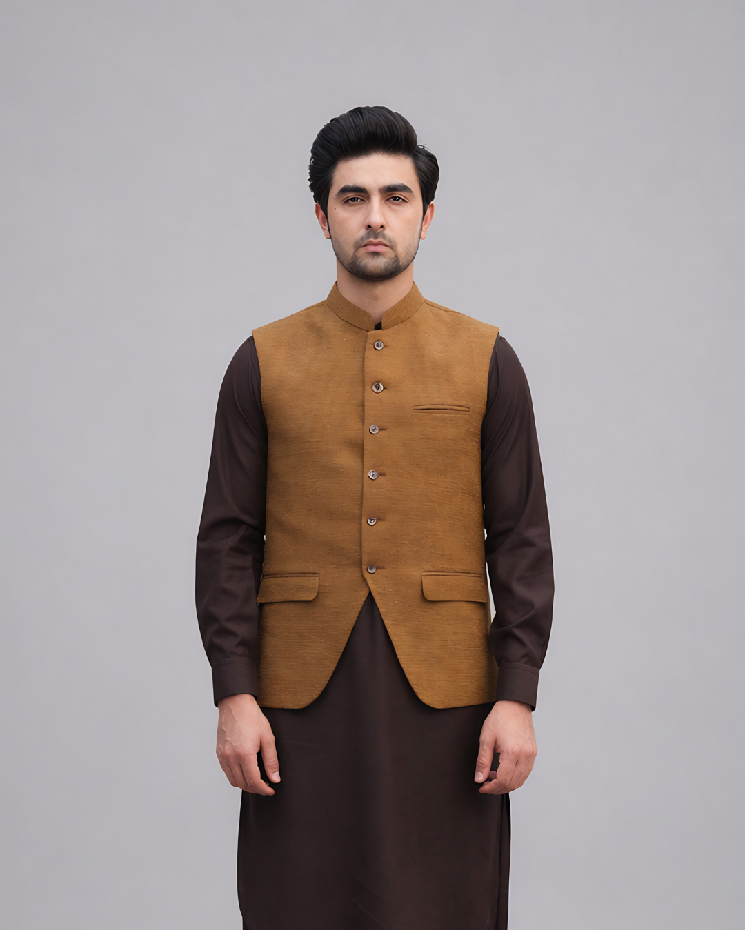 Golden Brown Waist Coat